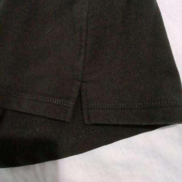 Ladies Green Tea XXL cotton/poly/spandex black skort pockets comfort side notch - Picture 5 of 11